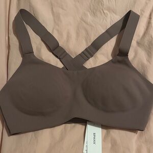SPANX Medium Impact Sports Bra - Smoke